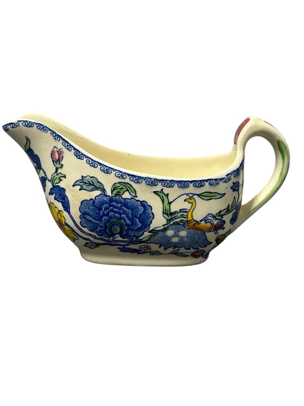 Vintage Mason's Regency Plantation Colonial Ironstone Gravy Boat Only Circa 1940